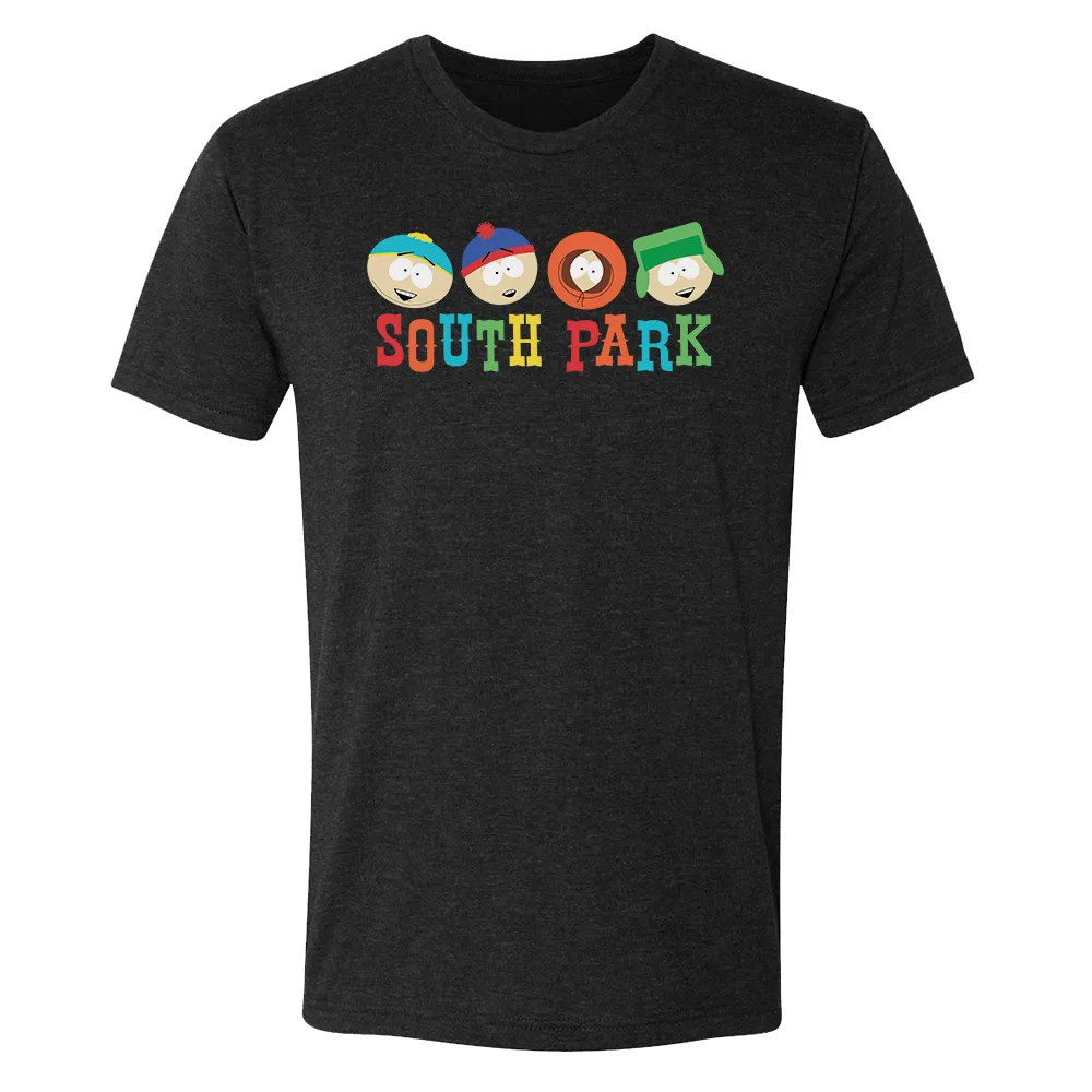 South Park Heads Men's Tri-Blend T-Shirt sold by Paramount Shop