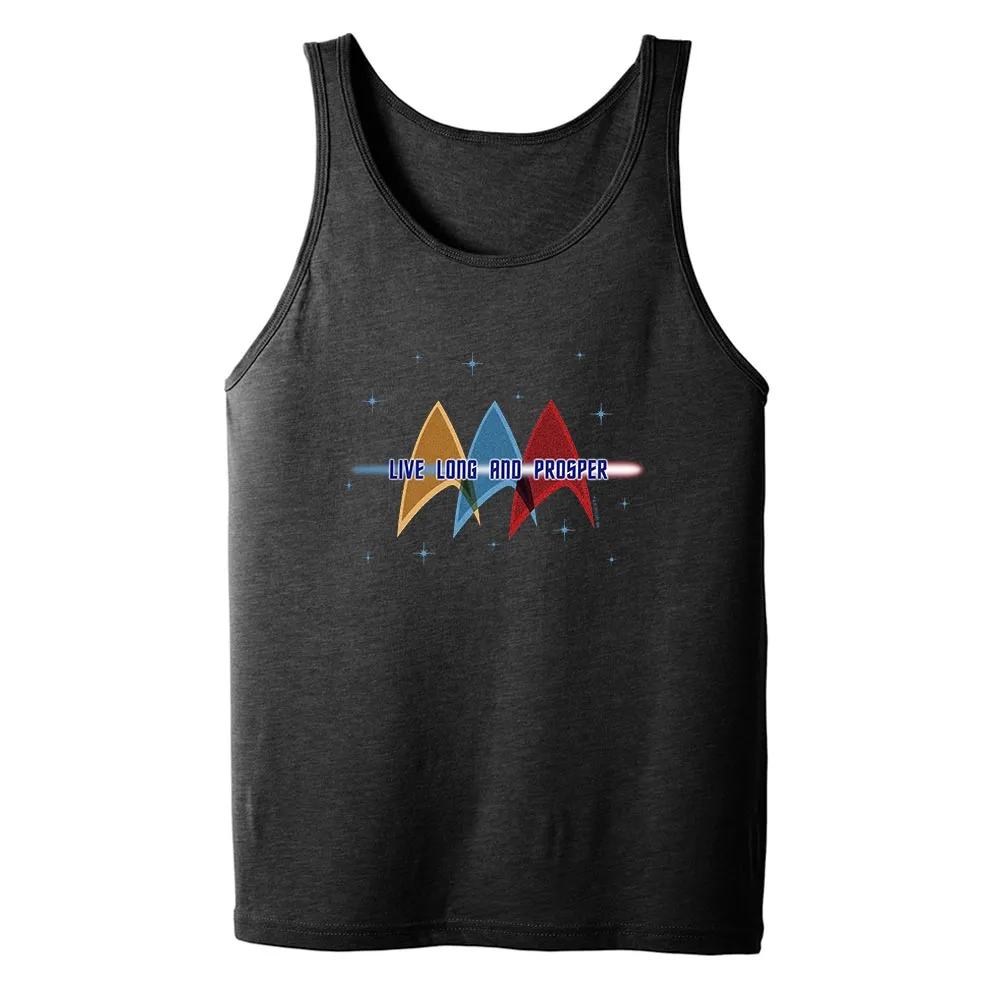 Star Trek: The Original Series Live Long and Prosper Deltas Adult Tank Top sold by Paramount Shop product image thumbnail 2
