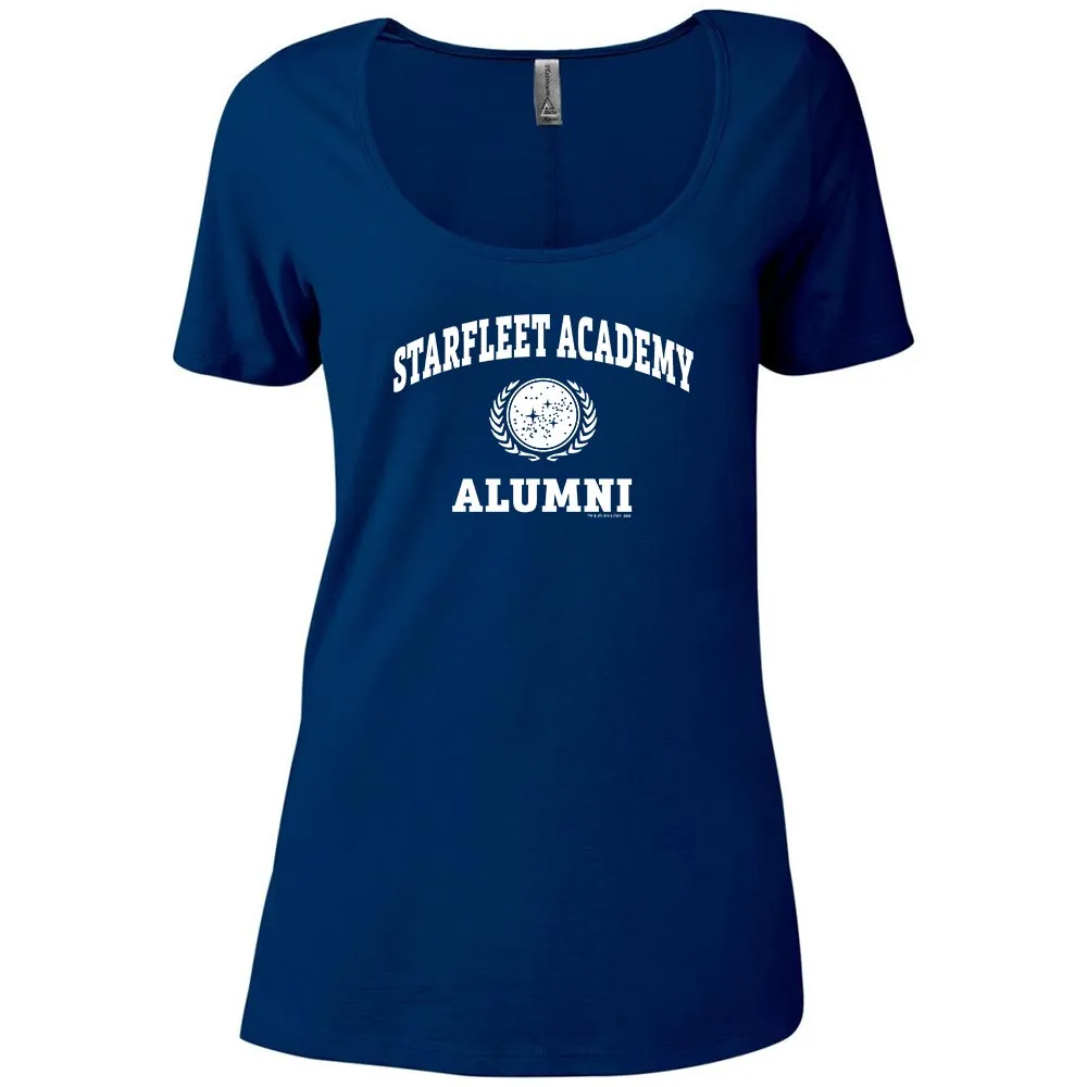 Star Trek Starfleet Academy Alumni Women's Relaxed Scoop Neck T-Shirt sold by Paramount Shop product image thumbnail 4