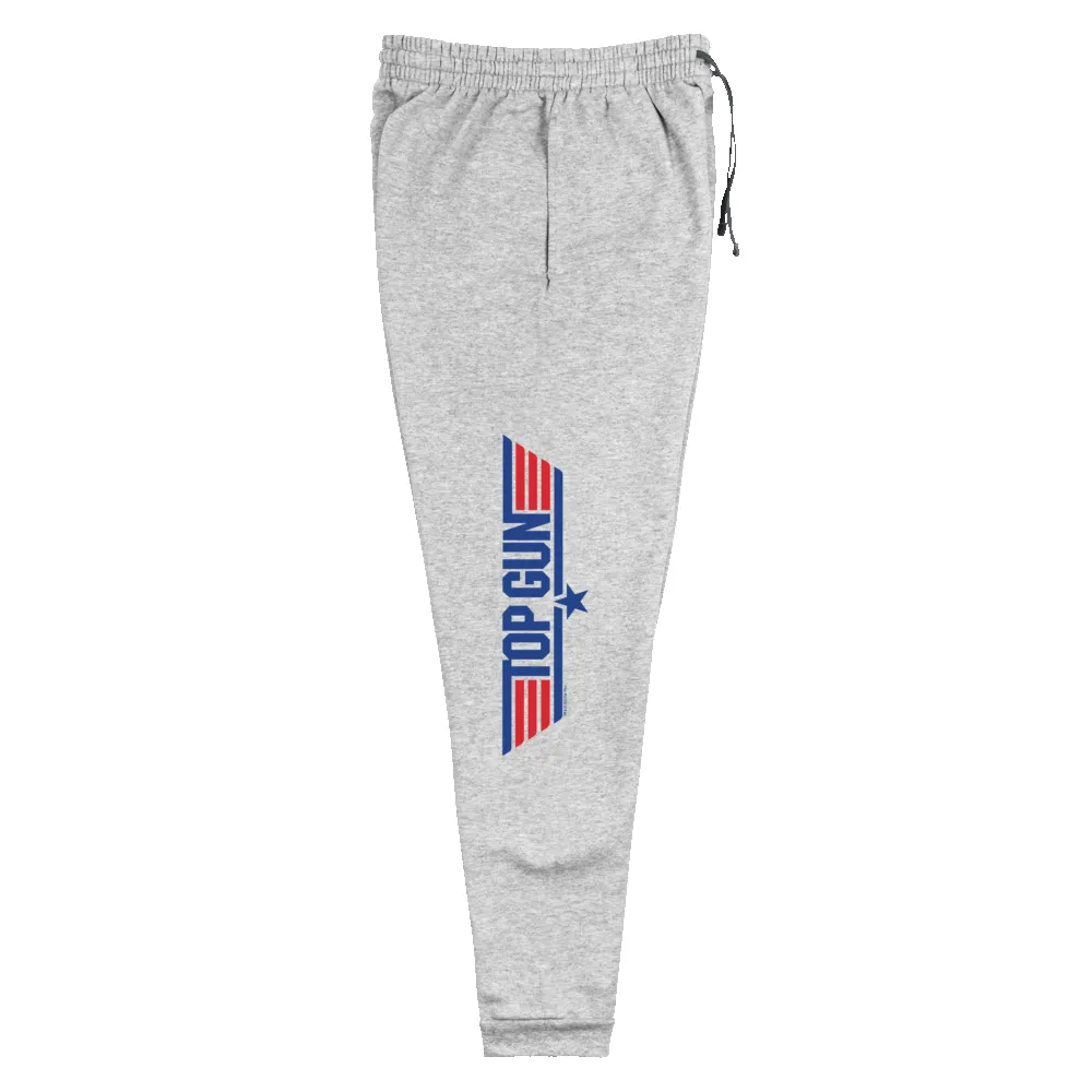 Top Gun Red & Blue Logo Adult Fleece Joggers sold by Paramount Shop
