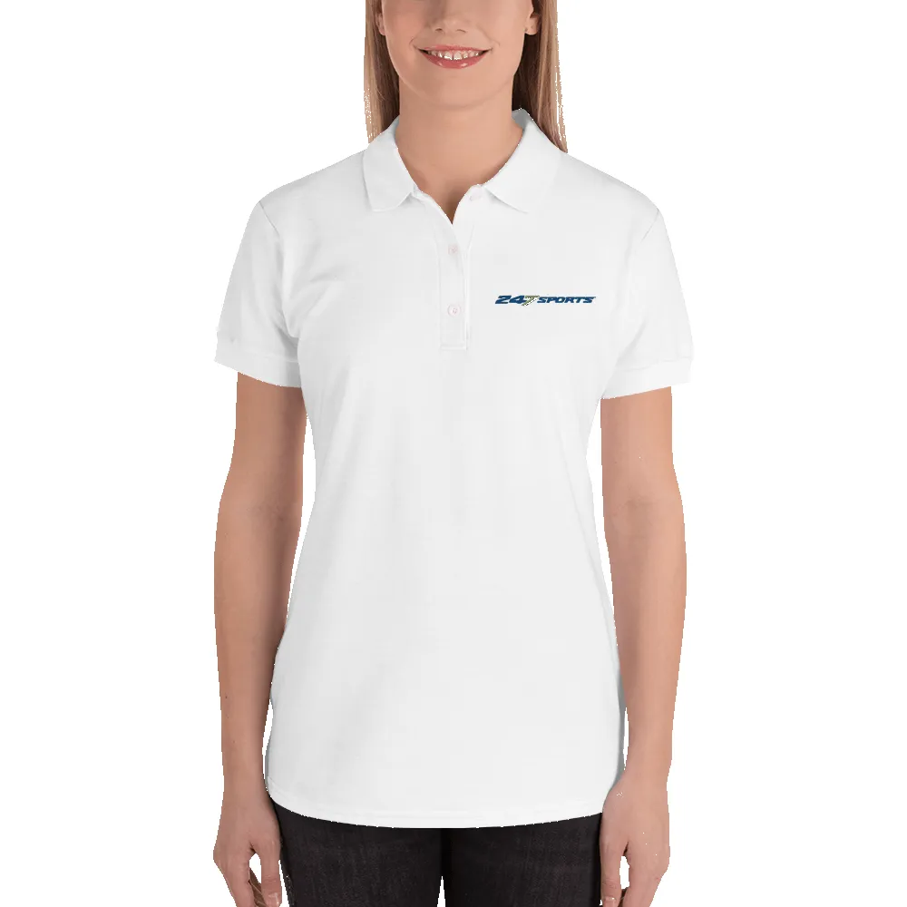 247 Sports Primary Logo Women's Polo Shirt sold by Paramount Shop product image thumbnail 2