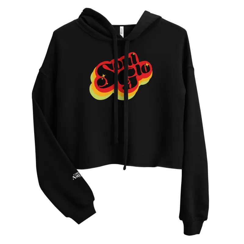 Coming To America Soul Glo Women's Fleece Crop Hooded Sweatshirt sold by Paramount Shop