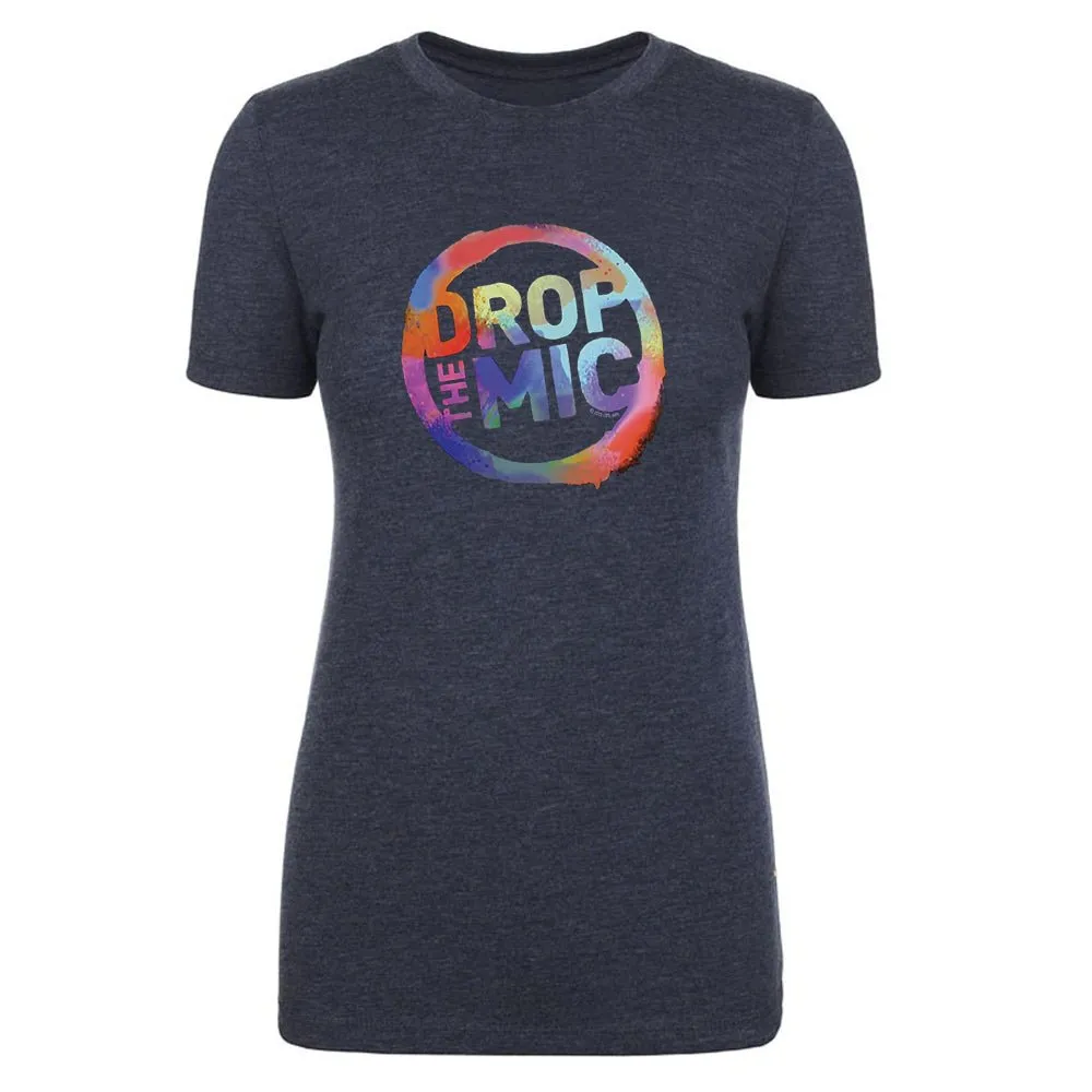 The Late Late Show with James Corden Drop the Mic Logo Women's Tri-Blend T-Shirt sold by Paramount Shop product image thumbnail 2