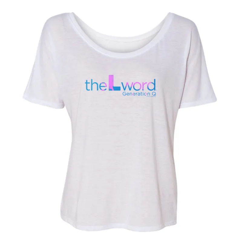 The L Word: Generation Q Tropical Logo Women's Relaxed T-Shirt sold by Paramount Shop