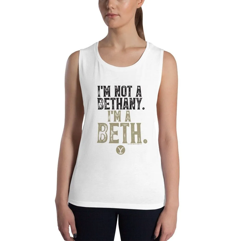 Yellowstone I'm a Beth Tank Top sold by Paramount Shop product image thumbnail 3