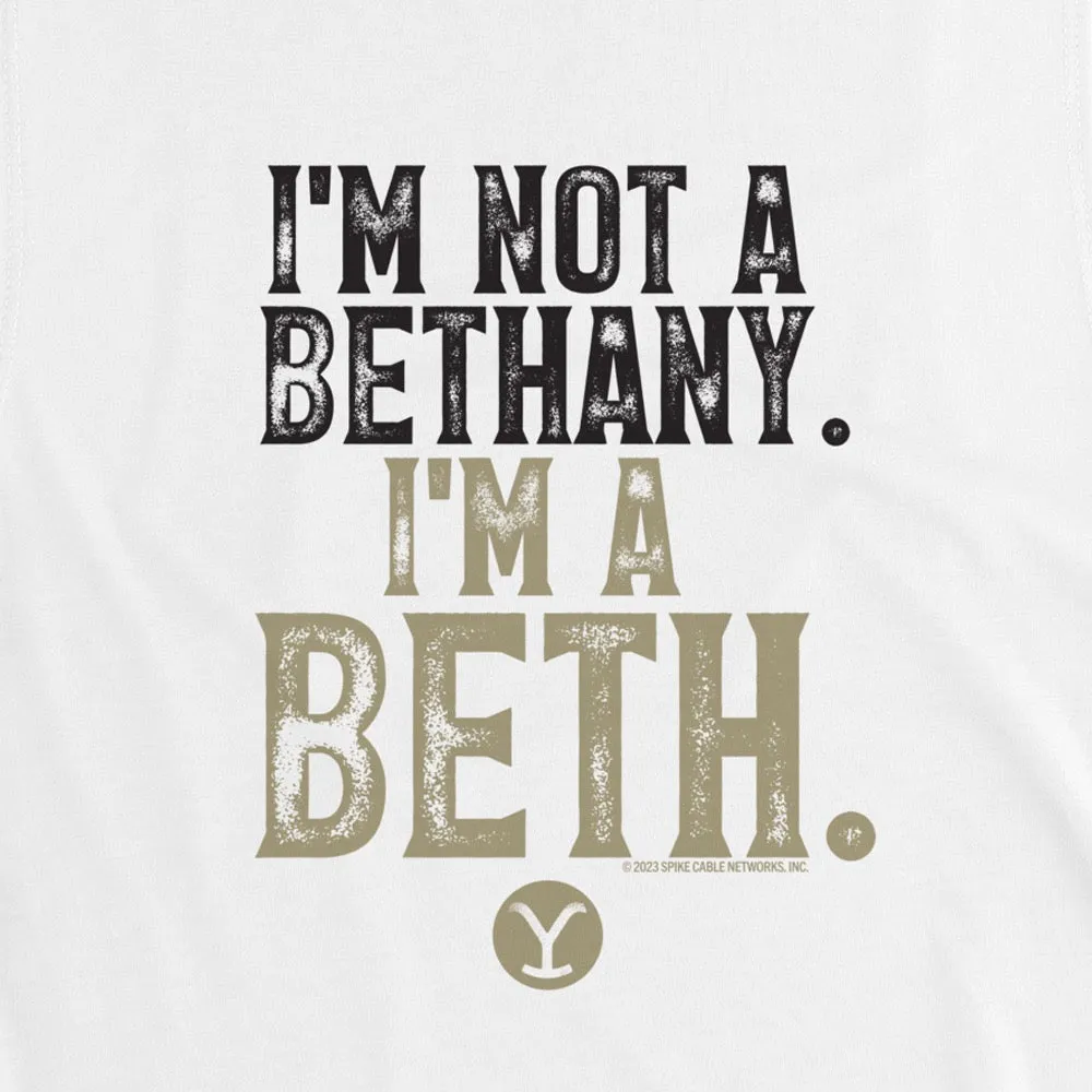 Yellowstone I'm a Beth Tank Top sold by Paramount Shop product image thumbnail 2