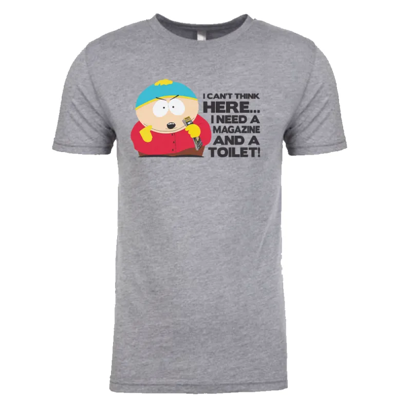 South Park Cartman Magazine and a Toilet Tri-Blend T-Shirt sold by Paramount Shop