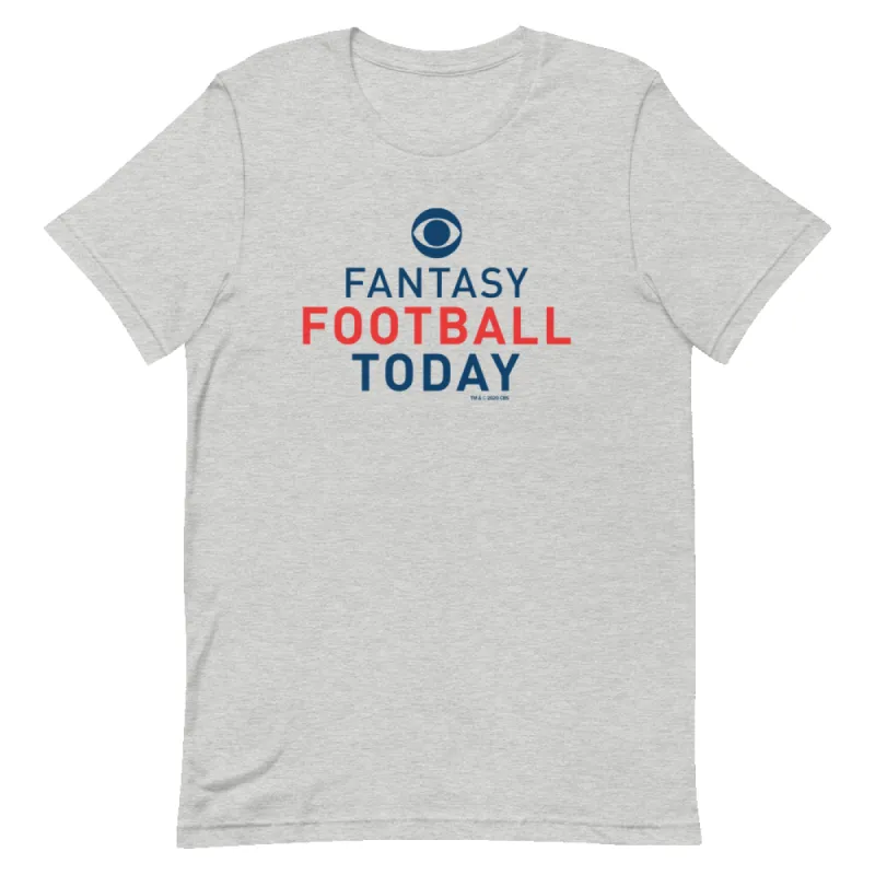 Fantasy Football Today Podcast Logo Adult Short Sleeve T-Shirt made by Paramount Shop