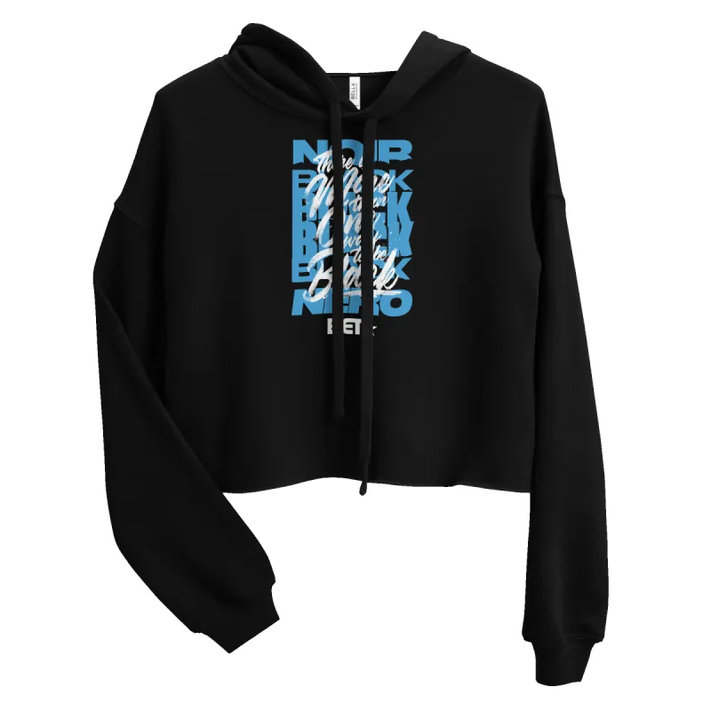BET More Than One Way Women's Fleece Crop Hooded Sweatshirt sold by Paramount Shop