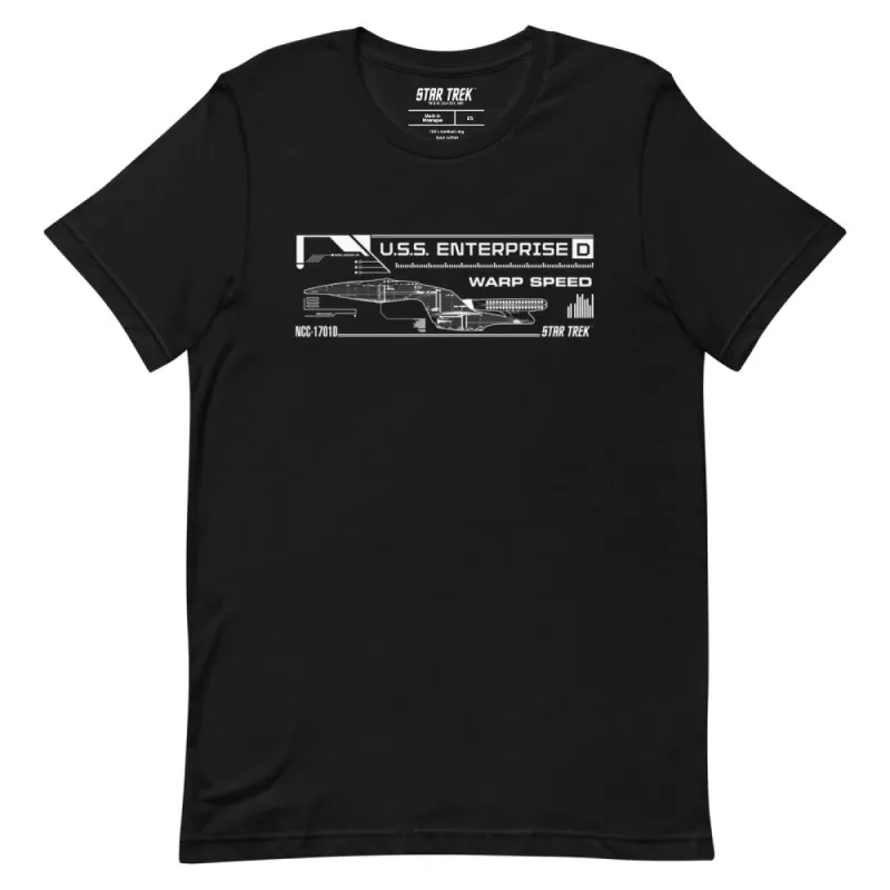 Star Trek: The Next Generation U.S.S Enterprise D Unisex T-Shirt sold by Paramount Shop
