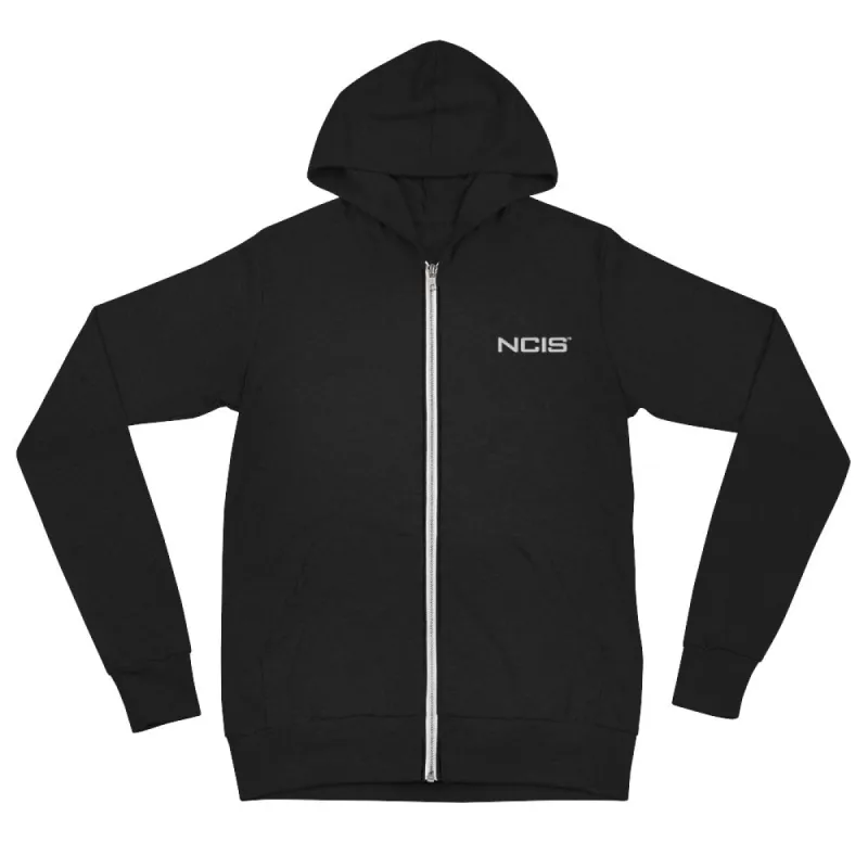 NCIS Embroidered Logo Unisex Zip Hoodie sold by Paramount Shop