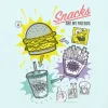 SpongeBob SquarePants Snacks Are My Friends Comfort Colors T-Shirt sold by Paramount Shop