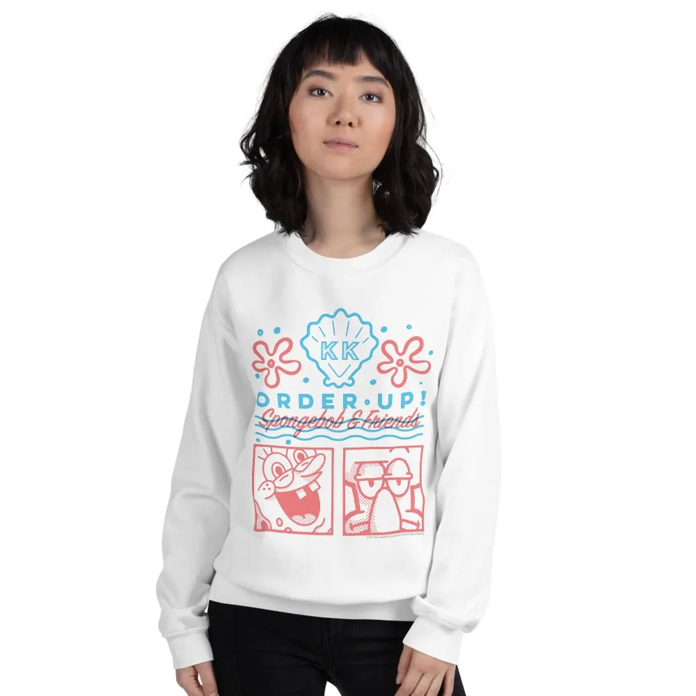 SpongeBob SquarePants Order Up Unisex Crewneck sold by Paramount Shop product image thumbnail 2