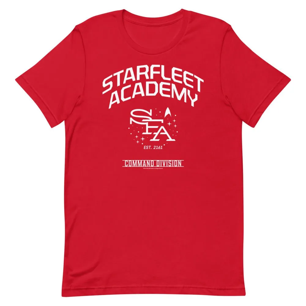 Star Trek Starfleet Academy Command Division T-Shirt sold by Paramount Shop