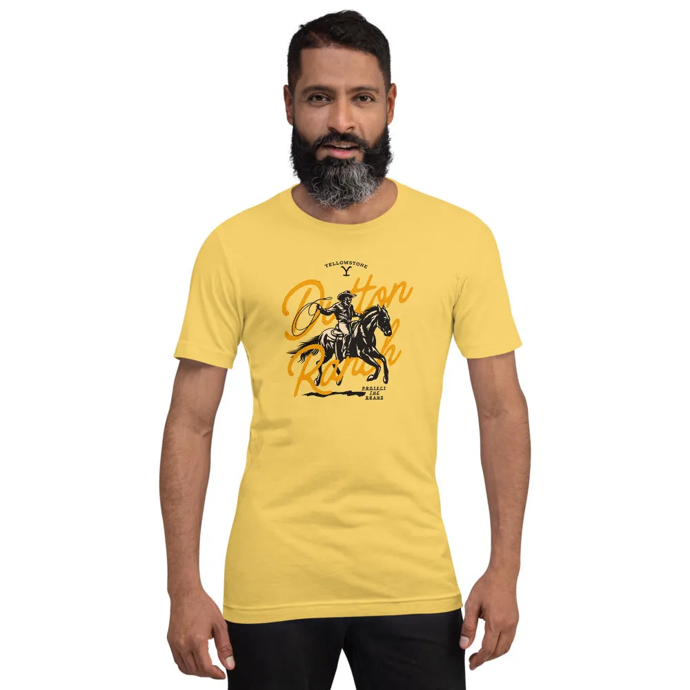 Yellowstone Dutton Ranch Cowboy Unisex T-Shirt sold by Paramount Shop product image thumbnail 3