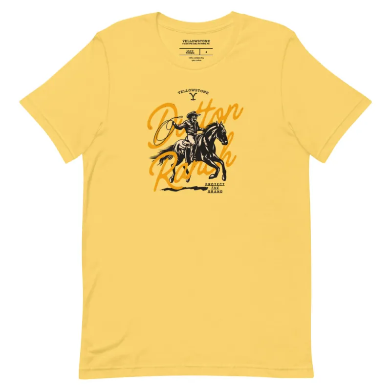 Yellowstone Dutton Ranch Cowboy Unisex T-Shirt sold by Paramount Shop
