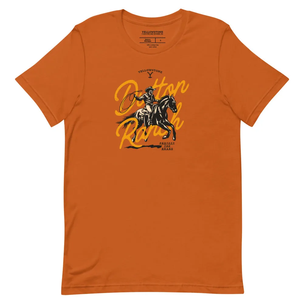 Yellowstone Dutton Ranch Cowboy Unisex T-Shirt sold by Paramount Shop product image thumbnail 4