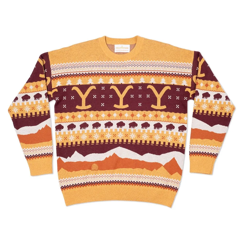 Yellowstone 2024 Exclusive Knit Holiday Sweater sold by Paramount Shop