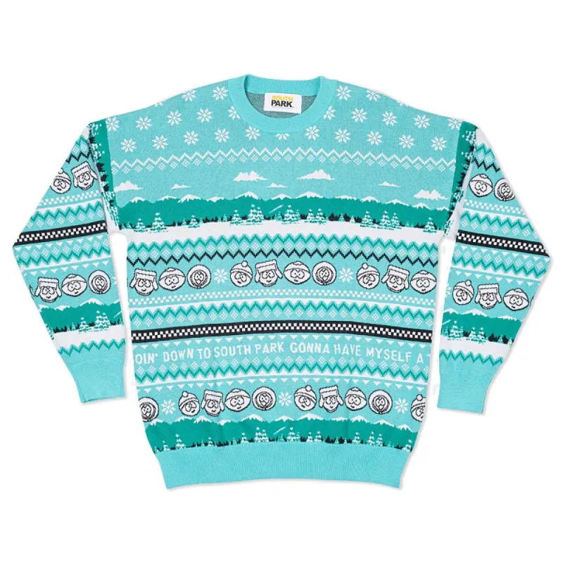South Park 2024 Exclusive Knit Holiday Sweater sold by Paramount Shop