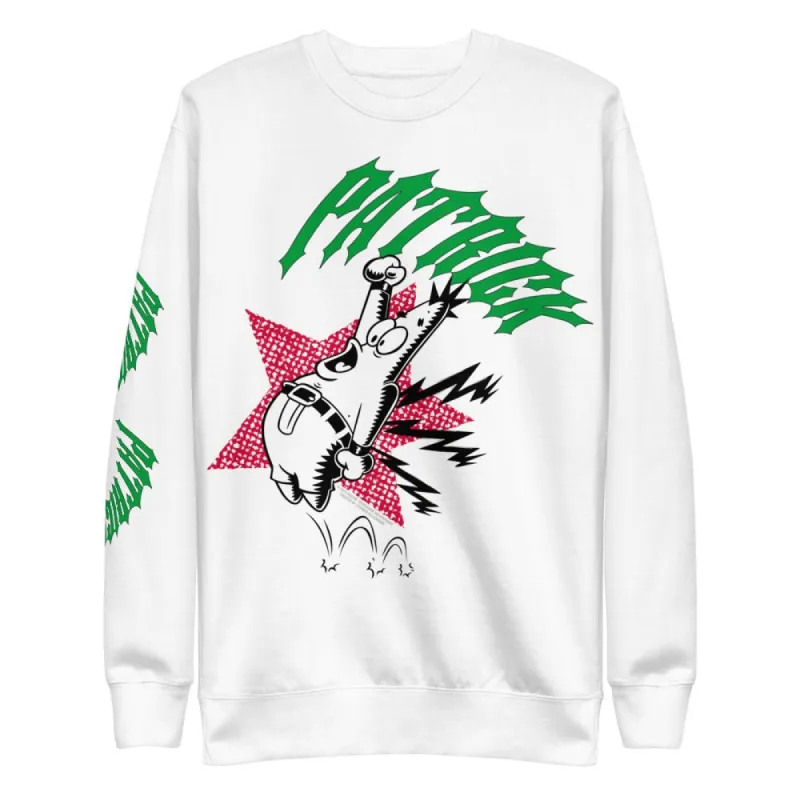SpongeBob SquarePants Patrick Punk Rock Unisex Sweatshirt sold by Paramount Shop