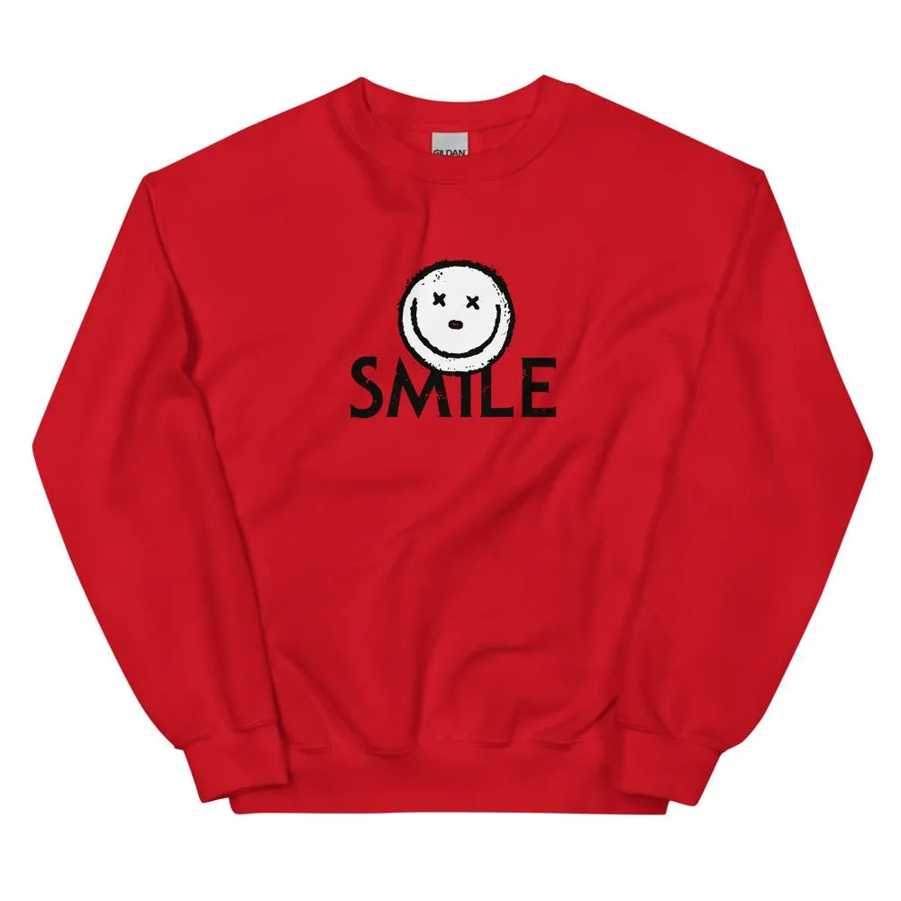 Smile What Makes You Smile? Unisex Crewneck Sweatshirt sold by Paramount Shop