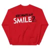 Smile What Makes You Smile? Unisex Crewneck Sweatshirt sold by Paramount Shop