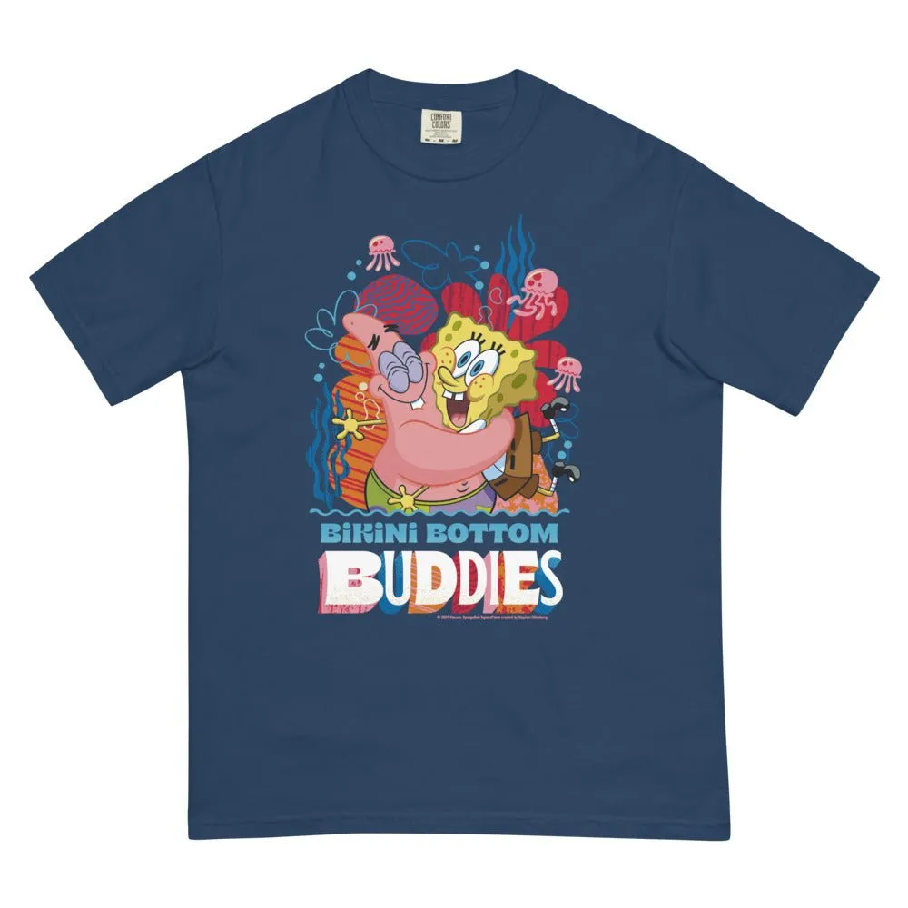 SpongeBob SquarePants Bikini Bottom Buddies Comfort Colors T-Shirt sold by Paramount Shop