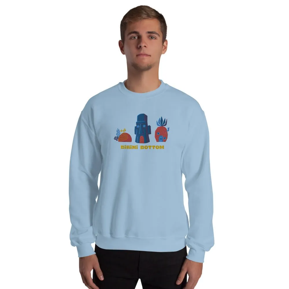 SpongeBob SquarePants Bikini Bottom Embroidered Crewneck Sweatshirt sold by Paramount Shop product image thumbnail 2