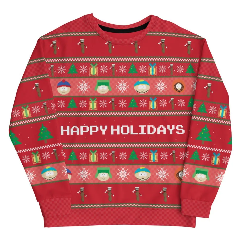 South Park Happy Holidays Ugly Sweatshirt sold by Paramount Shop