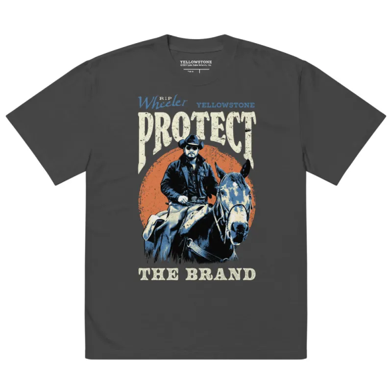 Yellowstone Rip Wheeler Protect The Brand Oversized T-Shirt sold by Paramount Shop