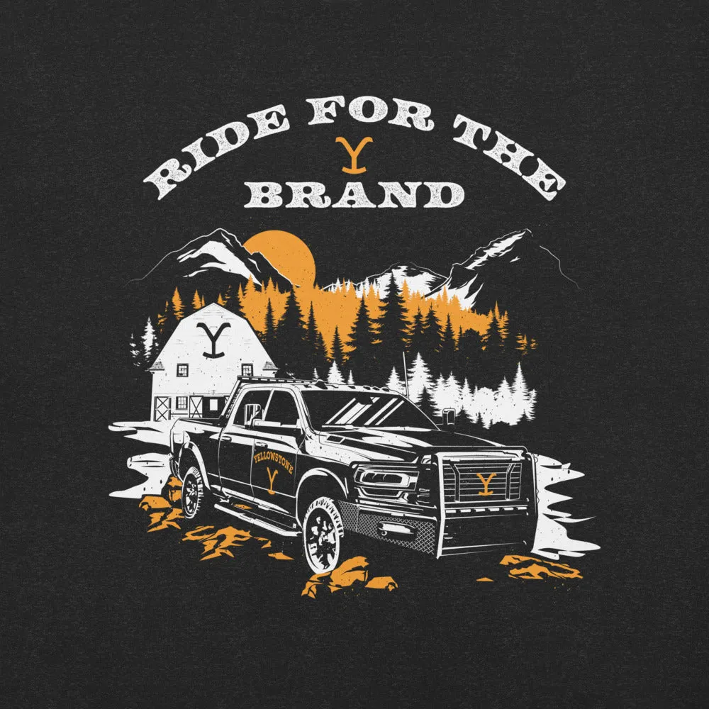 Yellowstone Ride for the Brand Truck Unisex T-Shirt sold by Paramount Shop product image thumbnail 3