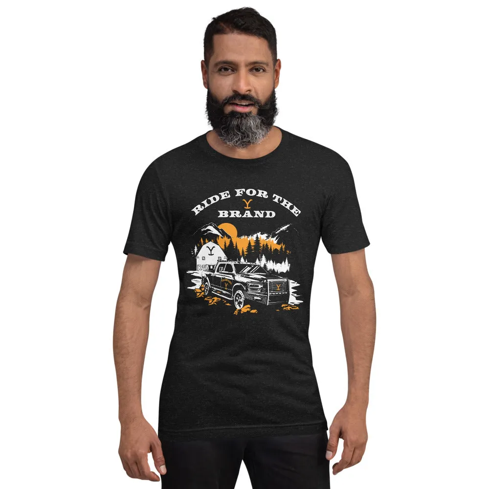 Yellowstone Ride for the Brand Truck Unisex T-Shirt sold by Paramount Shop product image thumbnail 2