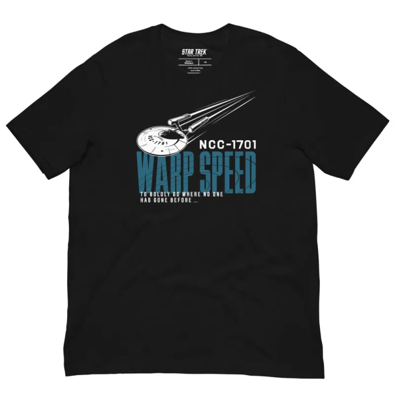 Star Trek NCC-1701 Warp Speed Unisex T-Shirt sold by Paramount Shop
