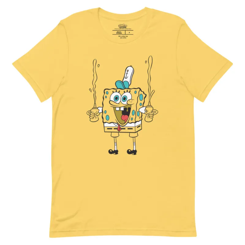 SpongeBob Squarepants Mustard Unisex T-Shirt sold by Paramount Shop