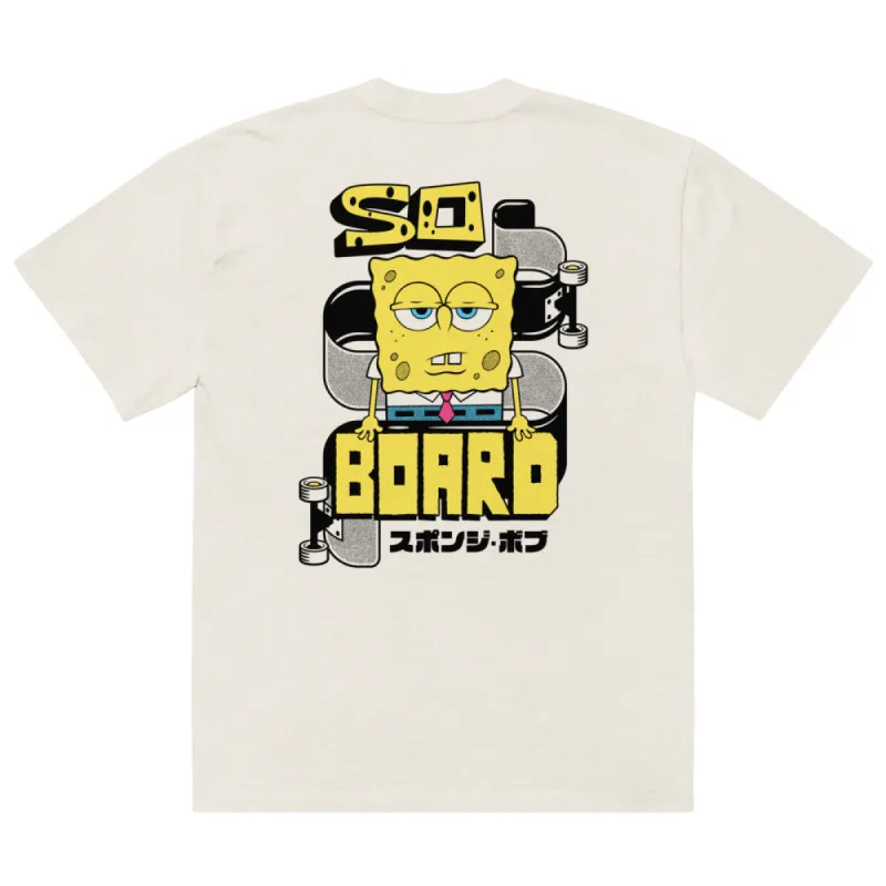 SpongeBob SquarePants So Board Oversized T-Shirt sold by Paramount Shop