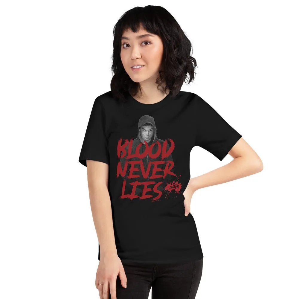 Dexter Blood Never Lies Unisex T-Shirt sold by Paramount Shop product image thumbnail 4