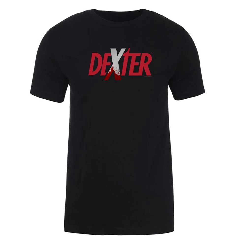 Dexter Splatter Logo Adult Short Sleeve T-Shirt sold by Paramount Shop