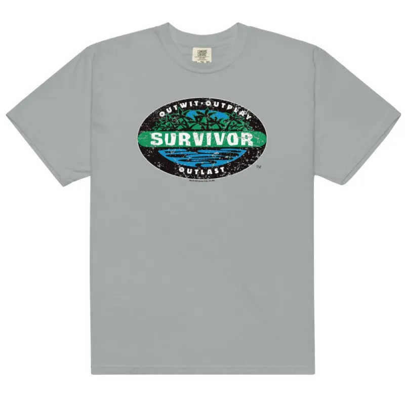 Survivor Season 1 Vintage Logo Comfort Colors Unisex T-Shirt sold by Paramount Shop