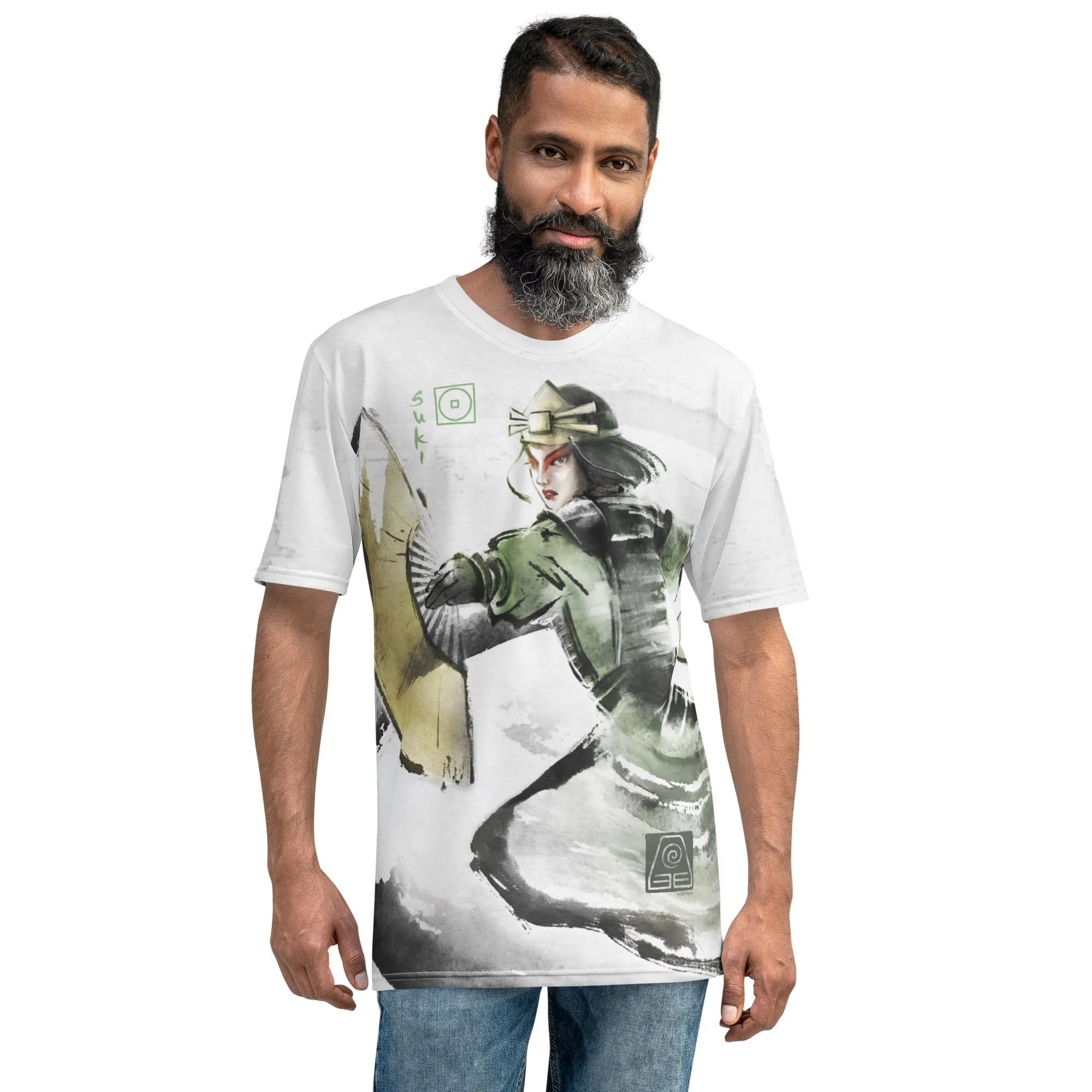 Avatar: The Last Airbender Suki Watercolor T-Shirt sold by Paramount Shop product image thumbnail 3