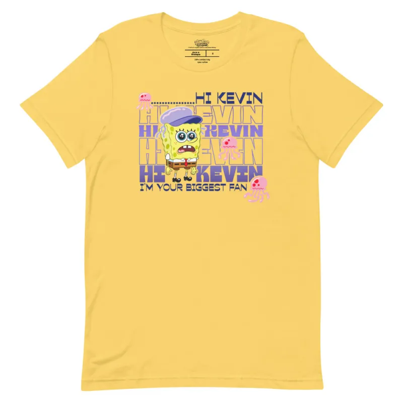 SpongeBob SquarePants Hi Kevin Unisex T-Shirt sold by Paramount Shop