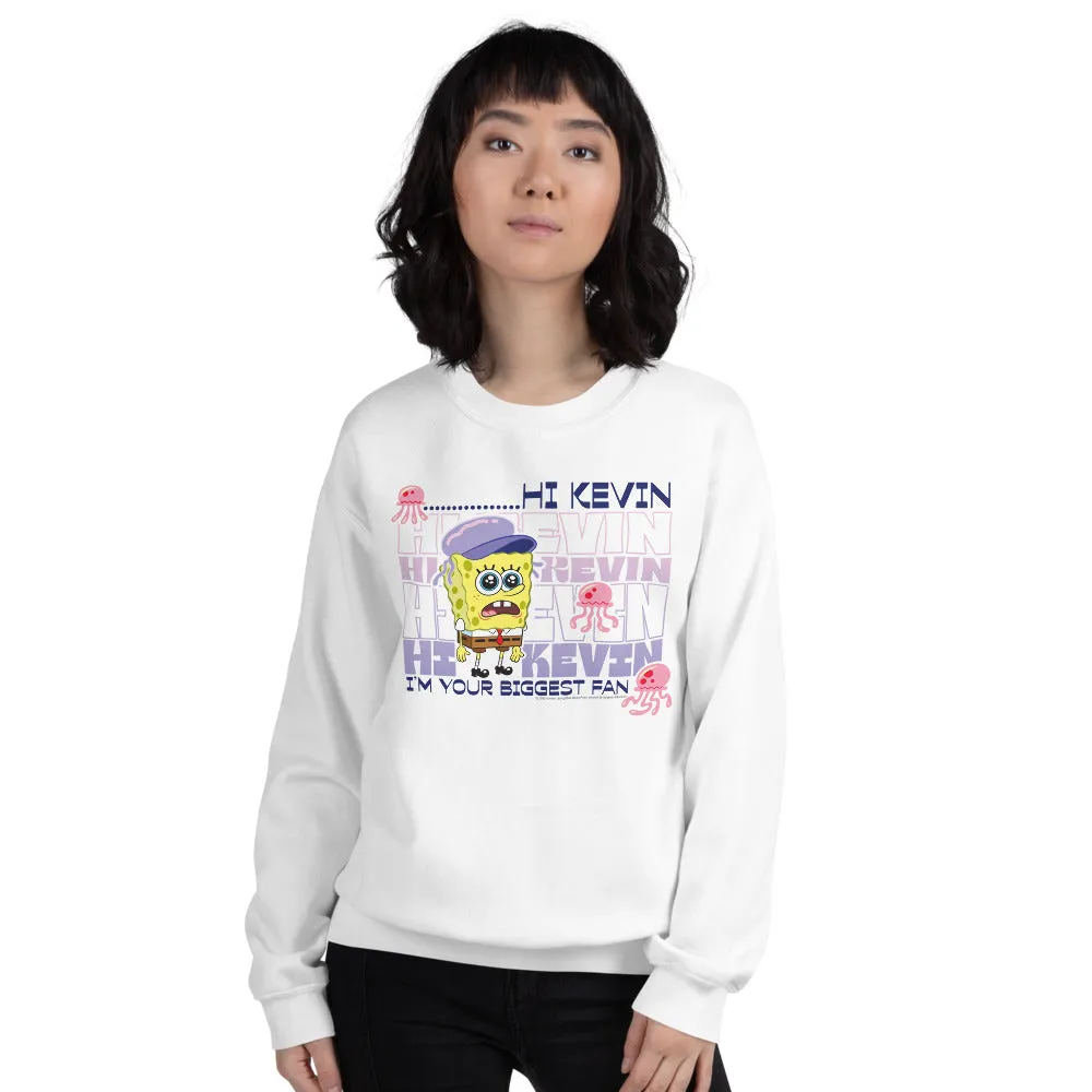 SpongeBob SquarePants Hi Kevin Fleece Crewneck Sweatshirt sold by Paramount Shop product image thumbnail 3