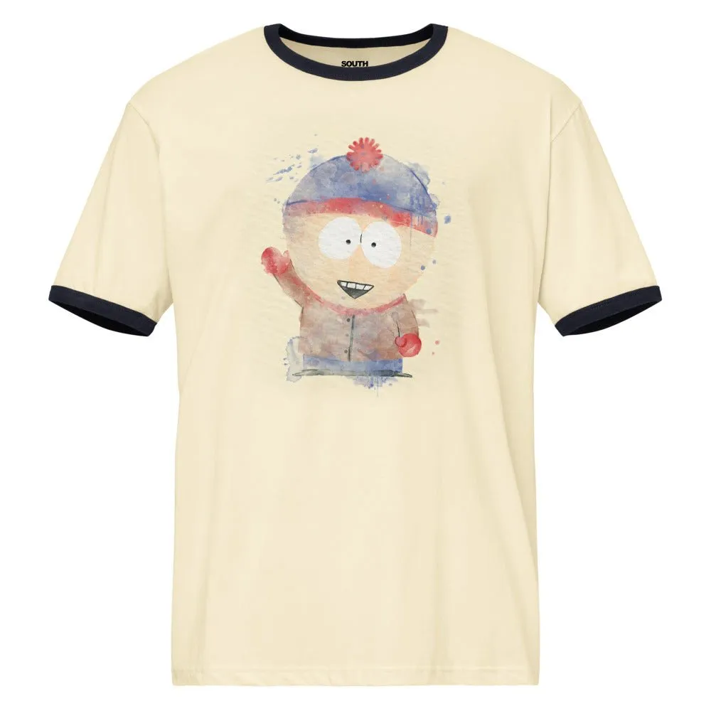 South Park Ringer T-Shirt Stan Watercolor sold by Paramount Shop