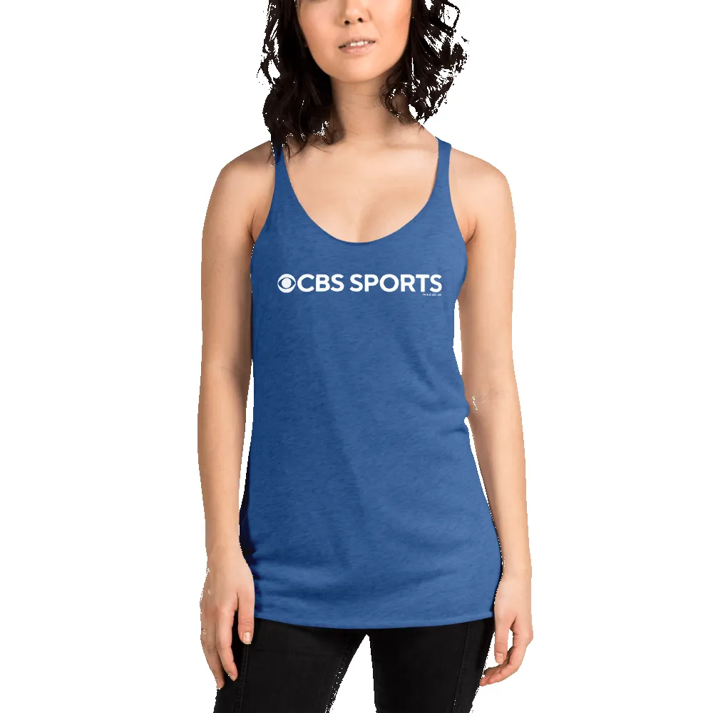 CBS Sports Logo Women's Tri-Blend Racerback Tank Top sold by Paramount Shop product image thumbnail 4