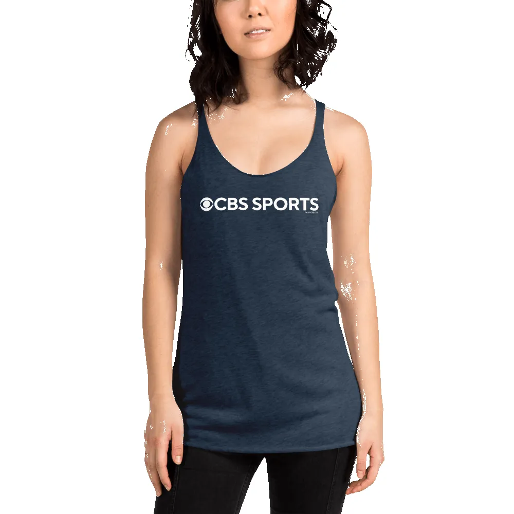 CBS Sports Logo Women's Tri-Blend Racerback Tank Top sold by Paramount Shop product image thumbnail 3