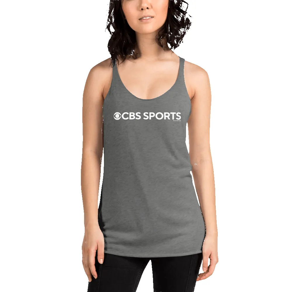 CBS Sports Logo Women's Tri-Blend Racerback Tank Top sold by Paramount Shop product image thumbnail 2