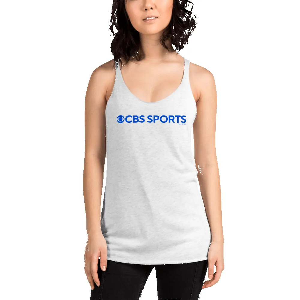 CBS Sports Logo Women's Tri-Blend Racerback Tank Top sold by Paramount Shop product image thumbnail 5