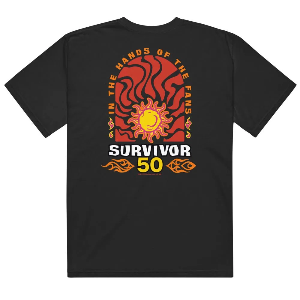 Survivor Season 50 Comfort Colors T-Shirt Sun Tribe sold by Paramount Shop product image thumbnail 2