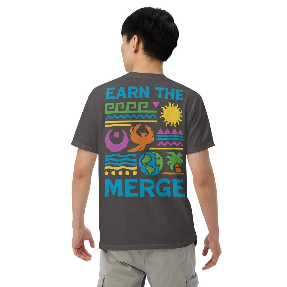 Survivor T-Shirt "Earn The Merge" Comfort Colors sold by Paramount Shop product image thumbnail 3