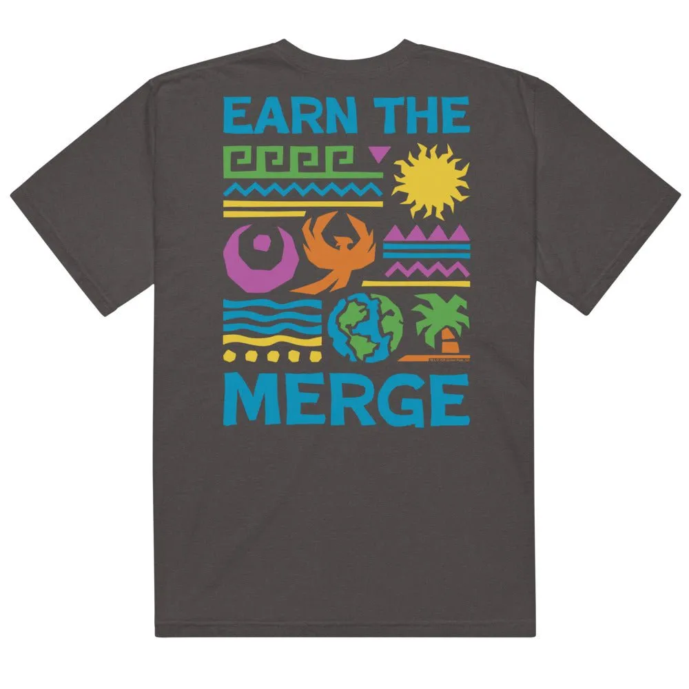 Survivor T-Shirt "Earn The Merge" Comfort Colors sold by Paramount Shop