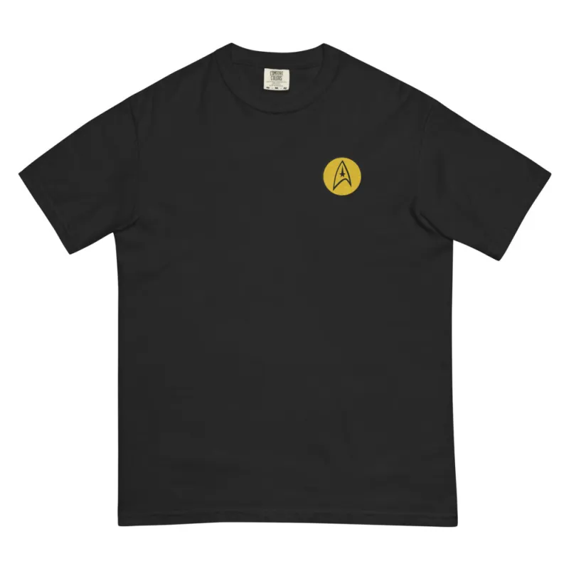 Star Trek: The Original Series T-Shirt Embroidered Command Badge made by Paramount Shop